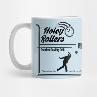 Holey Rollers Bowling Balls (dark design) Mug